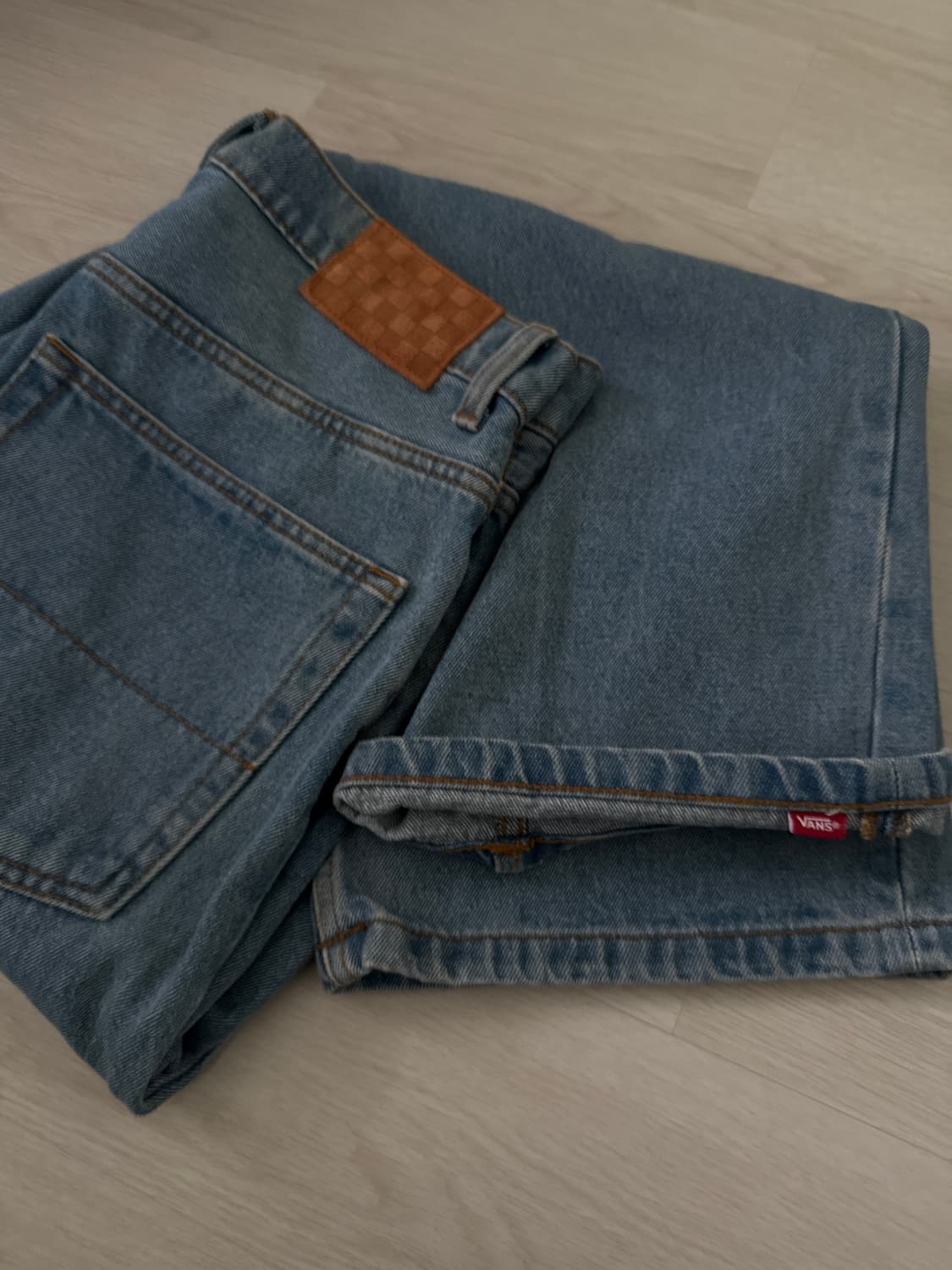 반스 배기 데님팬츠 상품이미지1