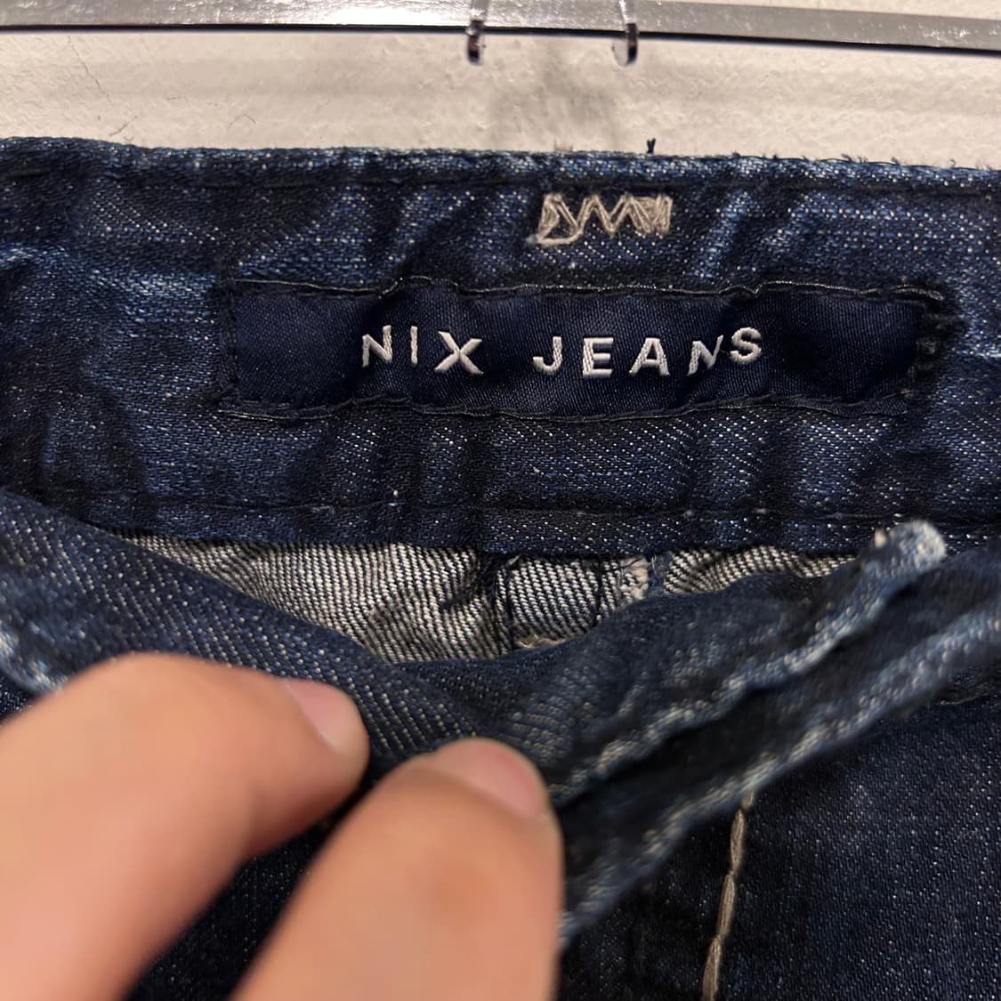 NIX 진스 레귤러핏 스티치 샐비지 생지 데님팬츠 상품이미지3