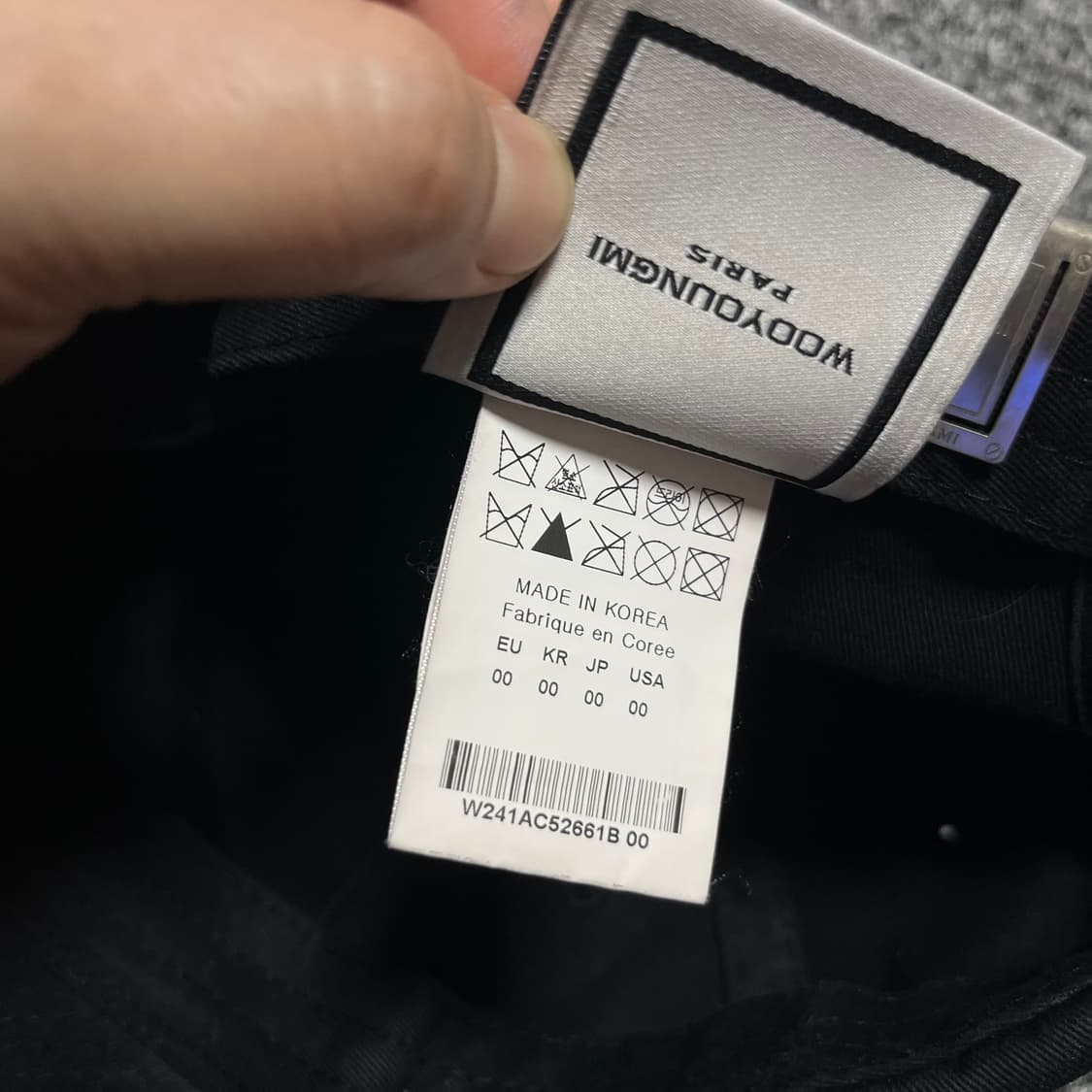 Wooyongmi  우영미 블랙 볼캡 free 상품이미지5