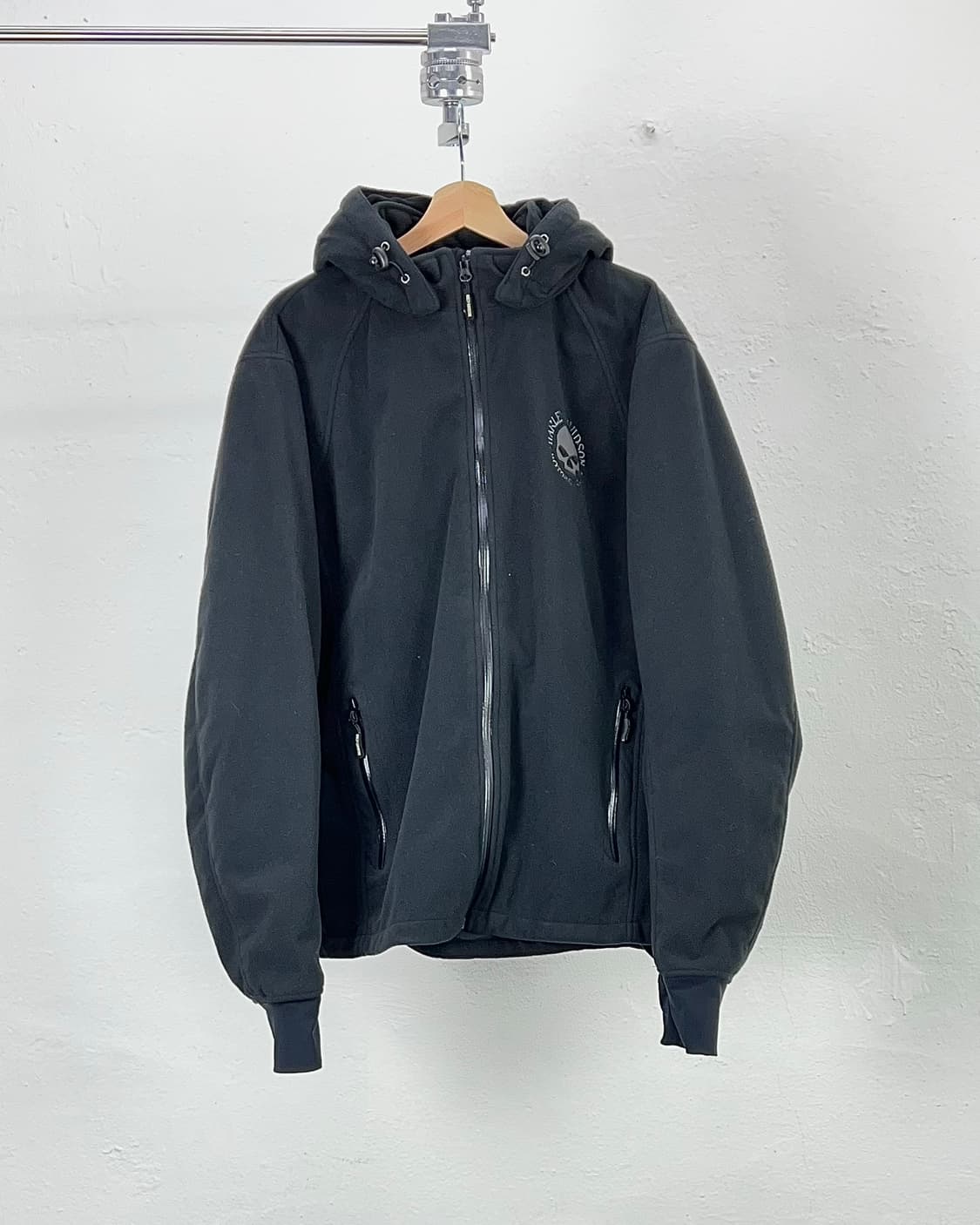 할리 데이비슨 크로스 로드 2 스컬 기어 후디 플리스 자켓 상품이미지1