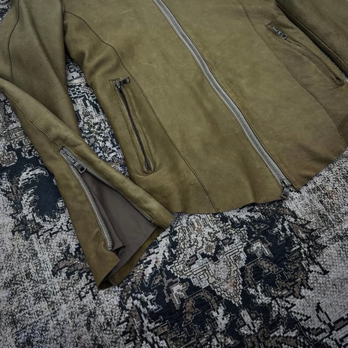 Buffalo bobs mud cutoff leather jacket 상품이미지6