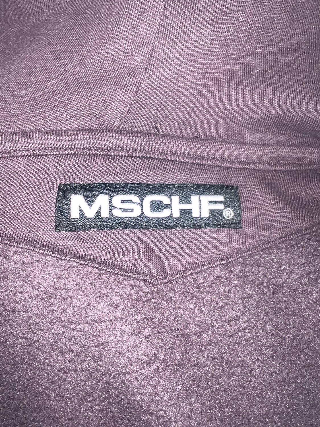 MSCHF 미스치프 퍼플 패널드 와플 롬버스 후드집업 상품이미지5