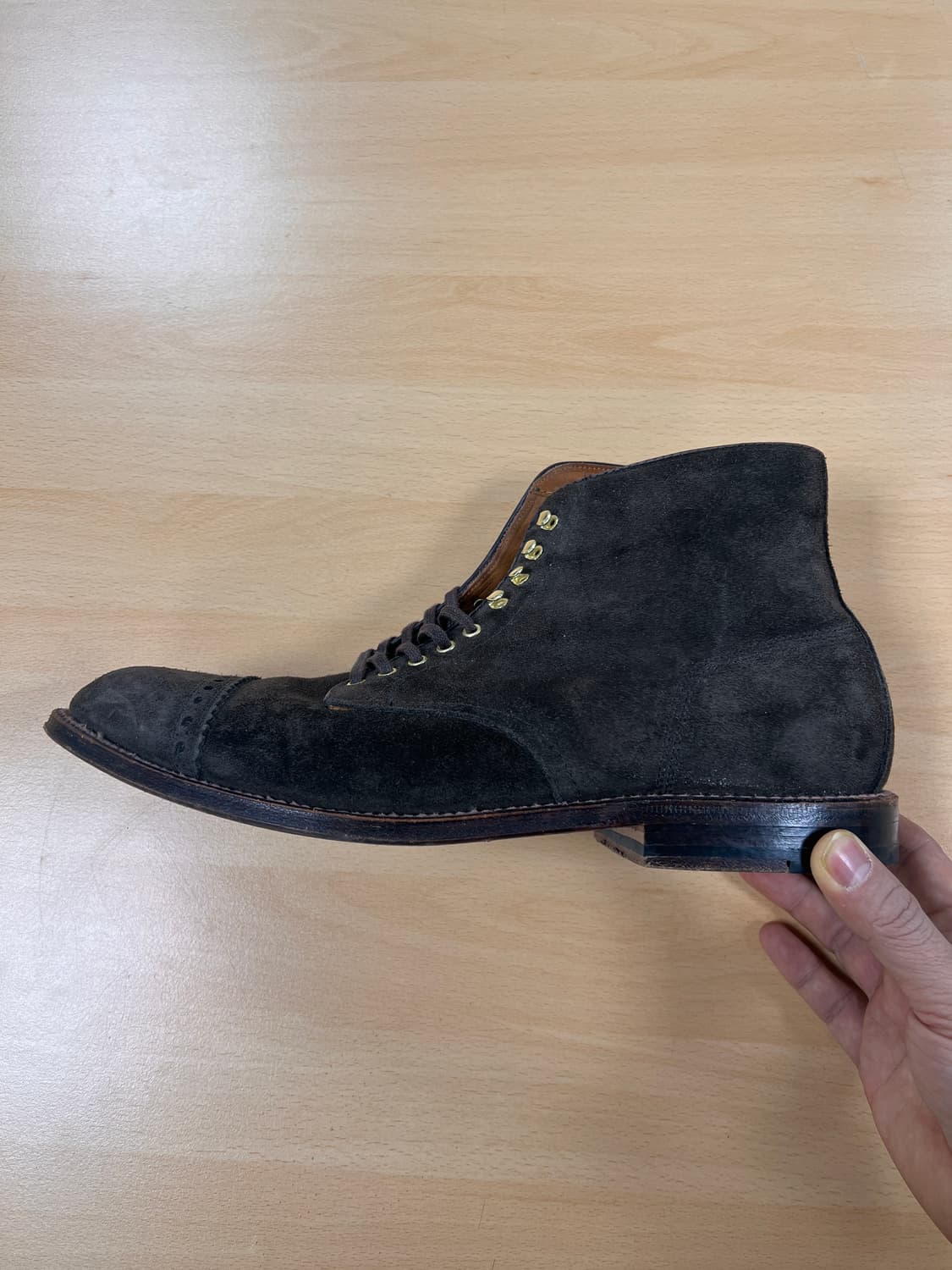 알든 d1861h 로덴그린 스웨이드 점퍼부츠 10d 상품이미지3