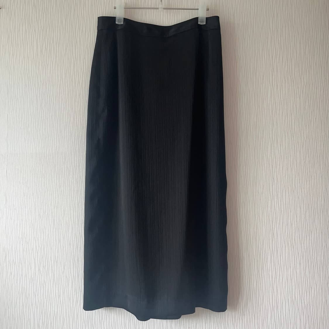 오버듀플레어 롱치마 스커트 검정 1size S -새제품 상품이미지1