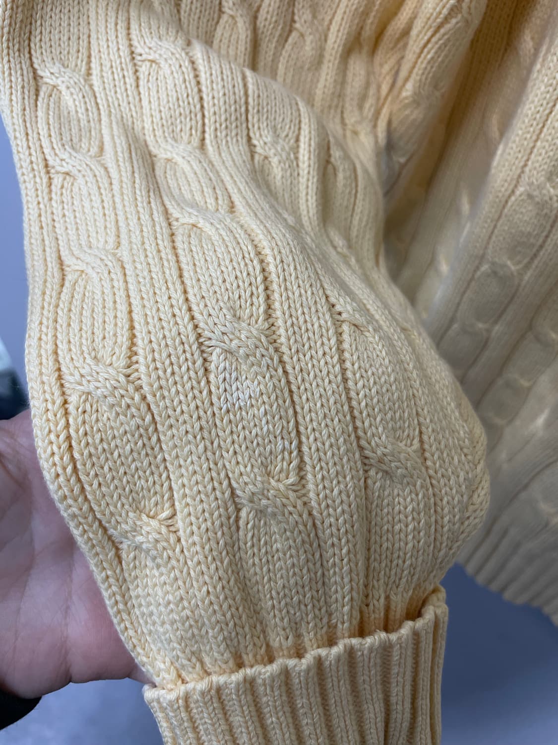 폴로 랄프로렌 자수로고 케이블 니트 가디건 H1349 상품이미지6