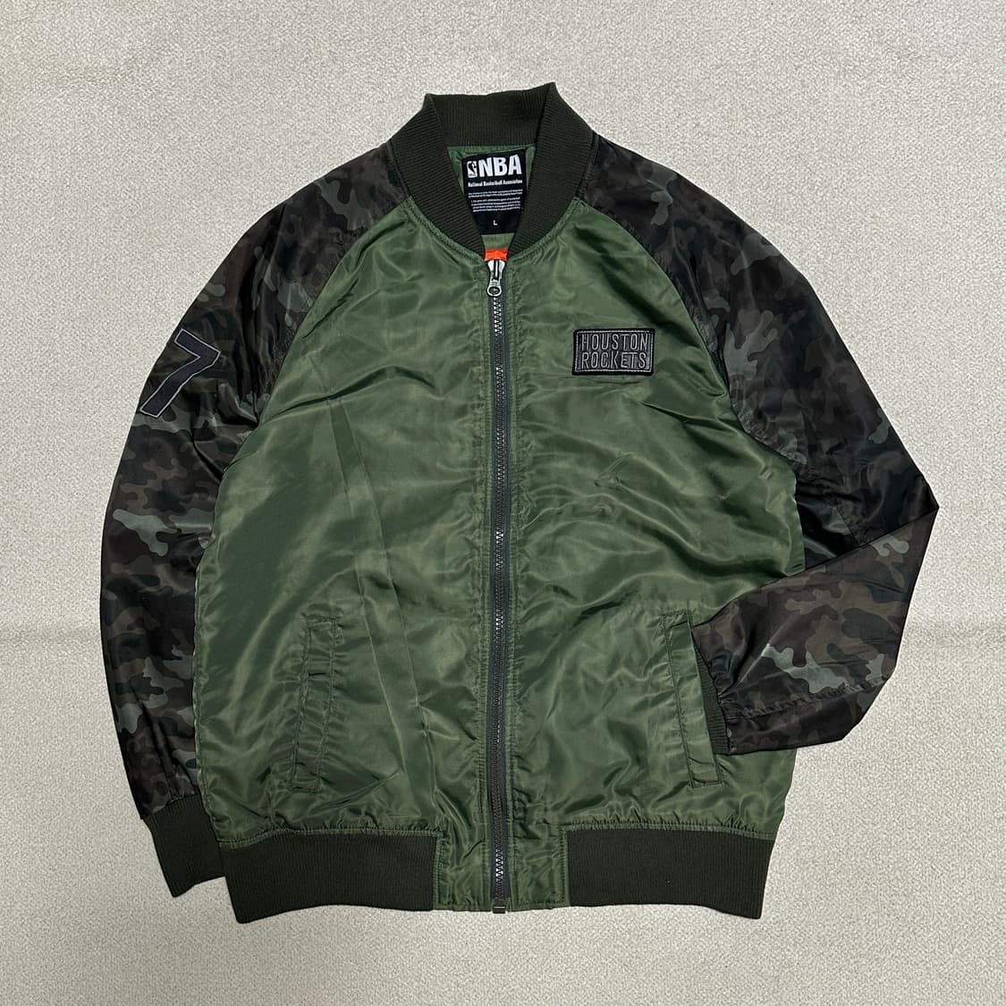 NBA 휴스턴 로키츠 항공 점퍼 자켓 상품이미지1