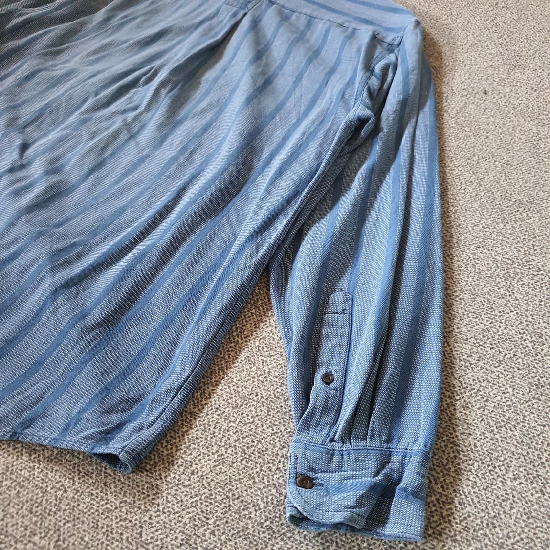 80s미국 수입 빈티지 스트라이프 셔츠 no.55 상품이미지9