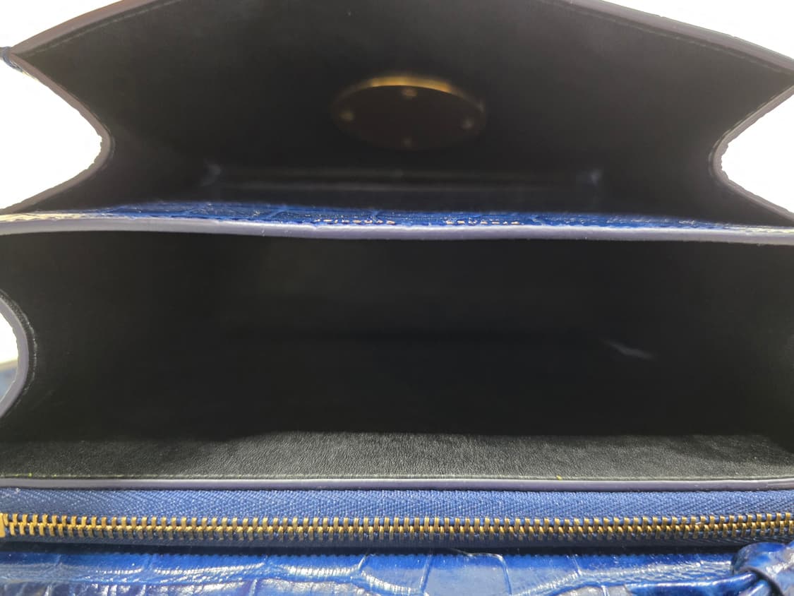 프로엔자슐러 dia day 디아 데이 크로커다일 크로스바디백 네이비
 상품이미지10