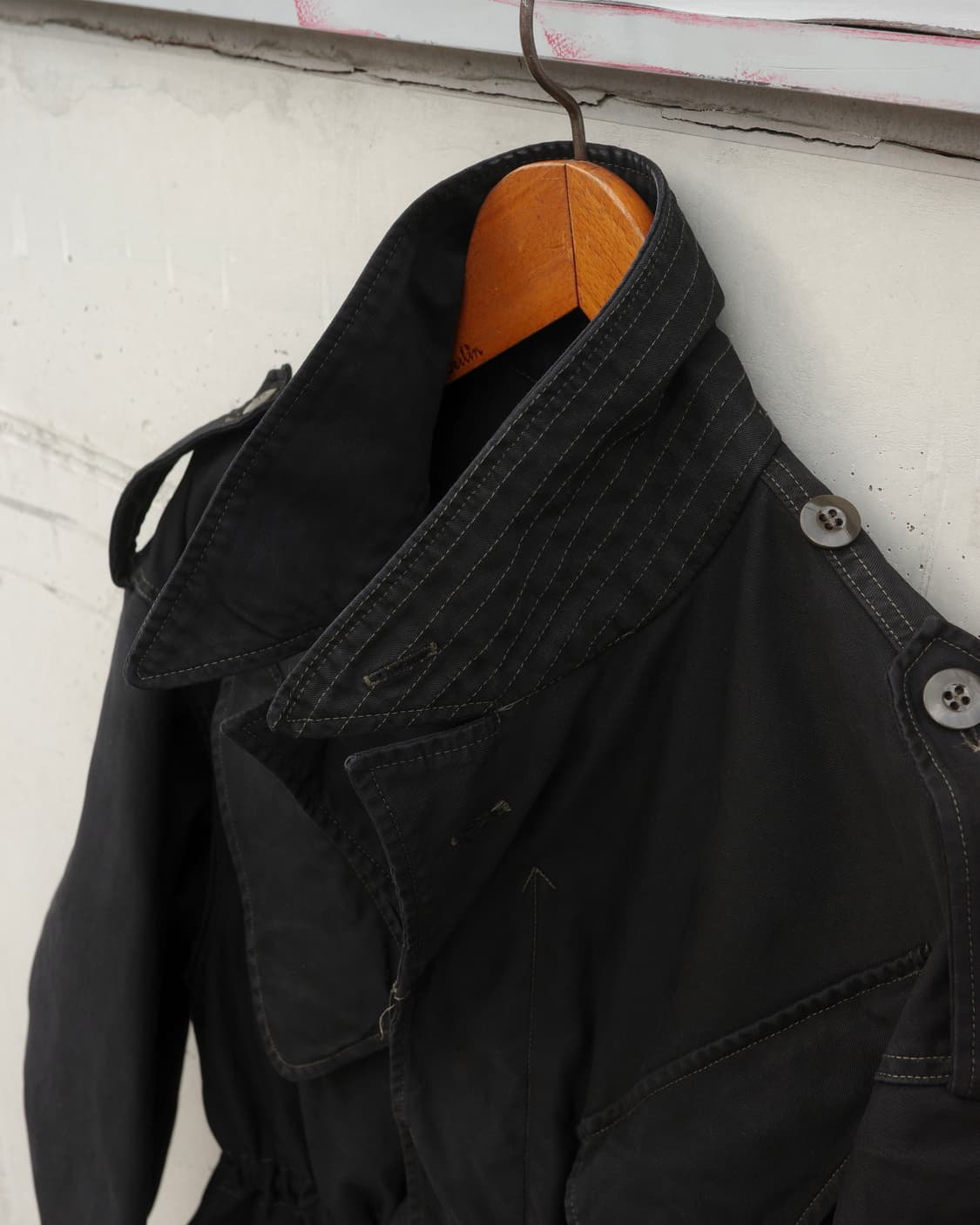 80s dutch army m58 블랙 다잉 필드 자켓 상품이미지3