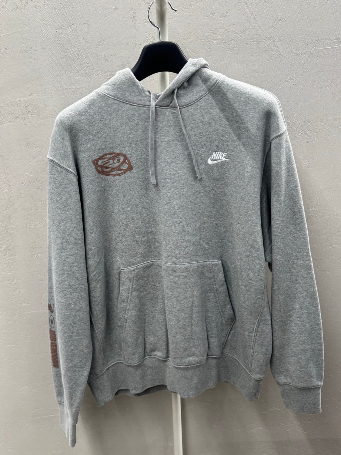 나이키 maxxed Out Tour 회색 후드티 XXL 상품이미지2