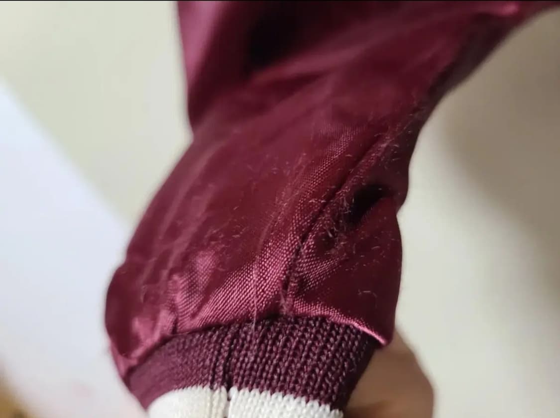 SWINGSTER 필라델피아 필리스 새틴 점퍼 버건디 상품이미지4