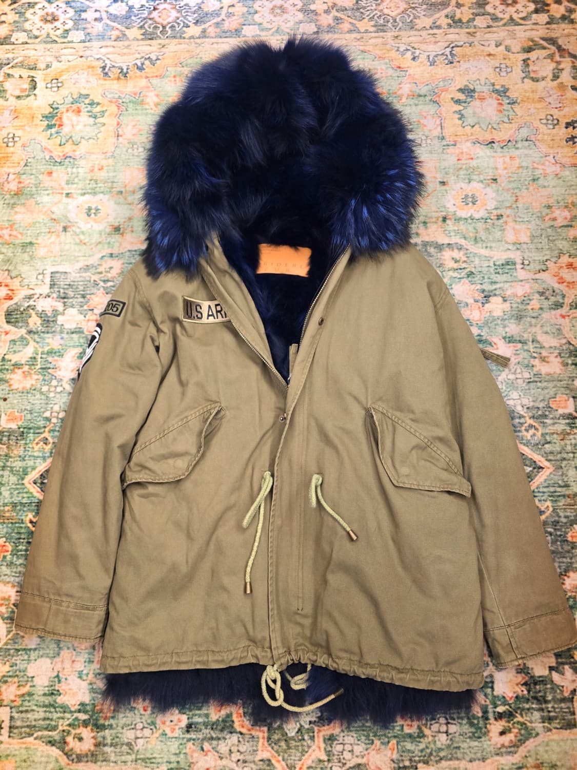 미스터앤미세스 천송이패딩 리얼 폭스퍼 야상 패딩 상품이미지2