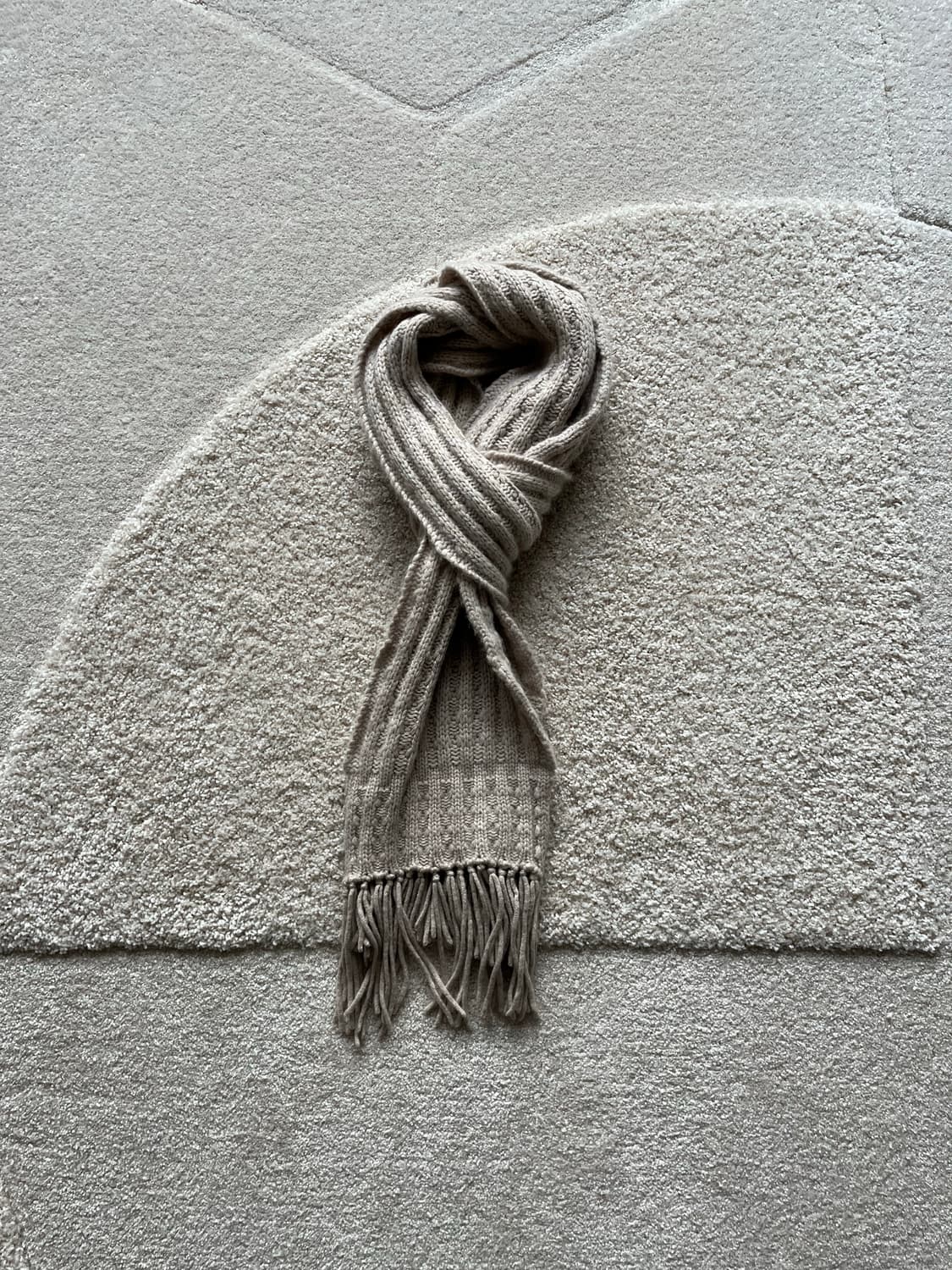 브룩스 브라더스 100% 캐시미어 케이블 니트 머플러  상품이미지5