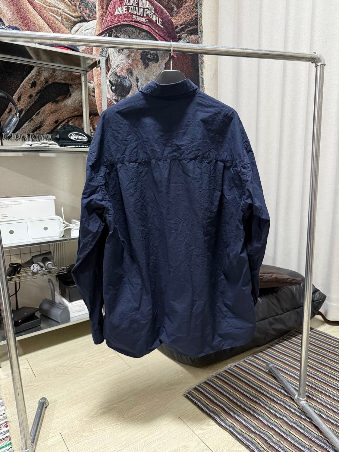 인더로우 네이비 셔츠 상품이미지3