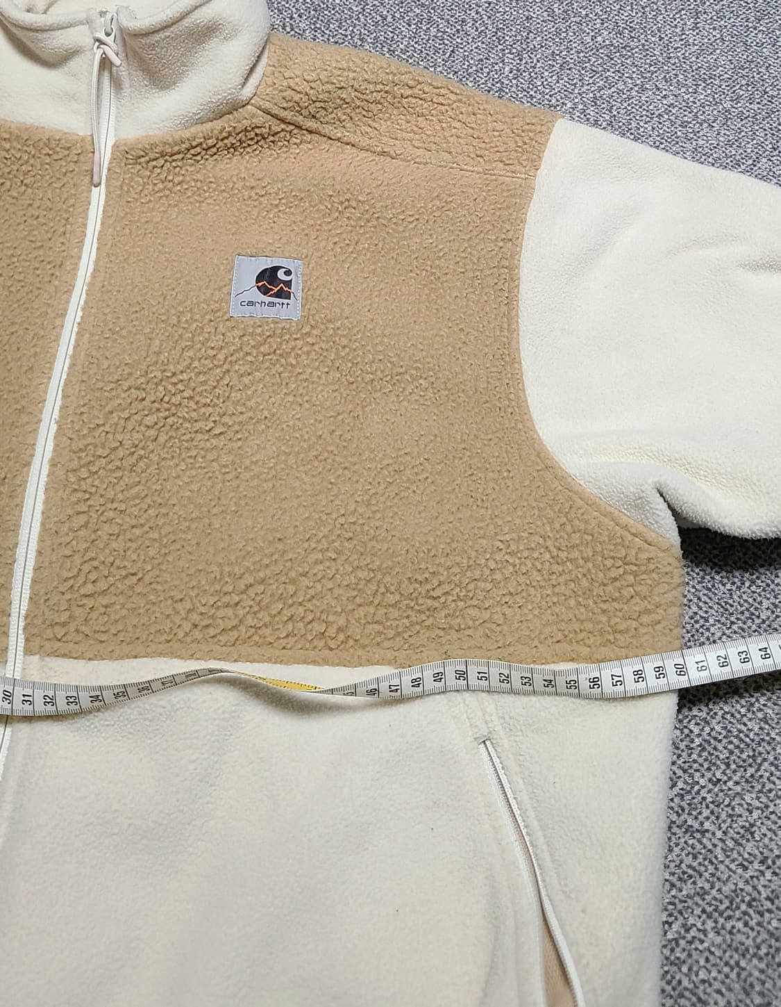 칼하트 아웃도어 C 플리스 자켓 오버사이즈  S  로 100 까지 무난 상품이미지4