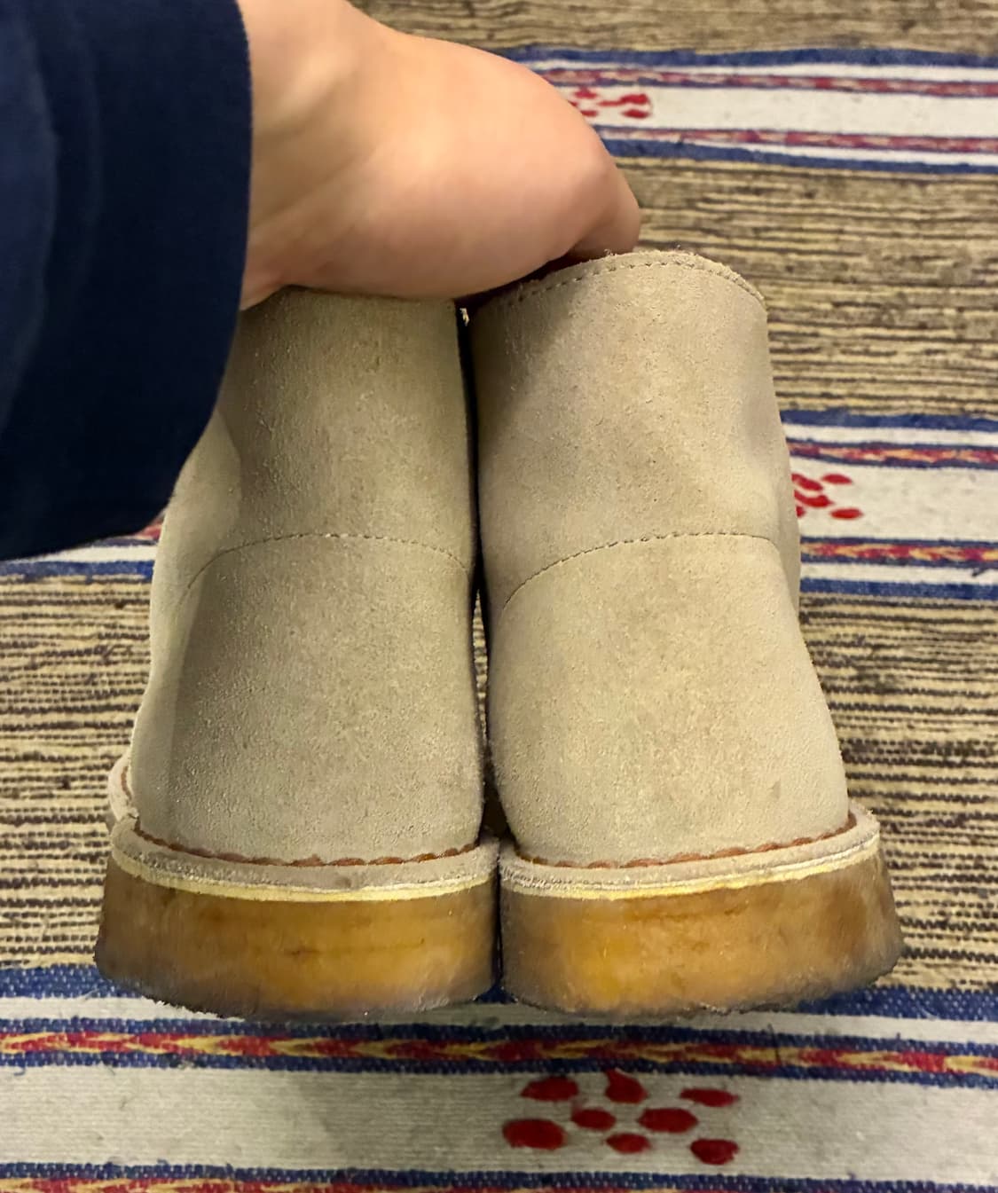 (260/us8)클락스 스웨이드 샌드 베이지 데저트부츠 처카부츠 상품이미지6