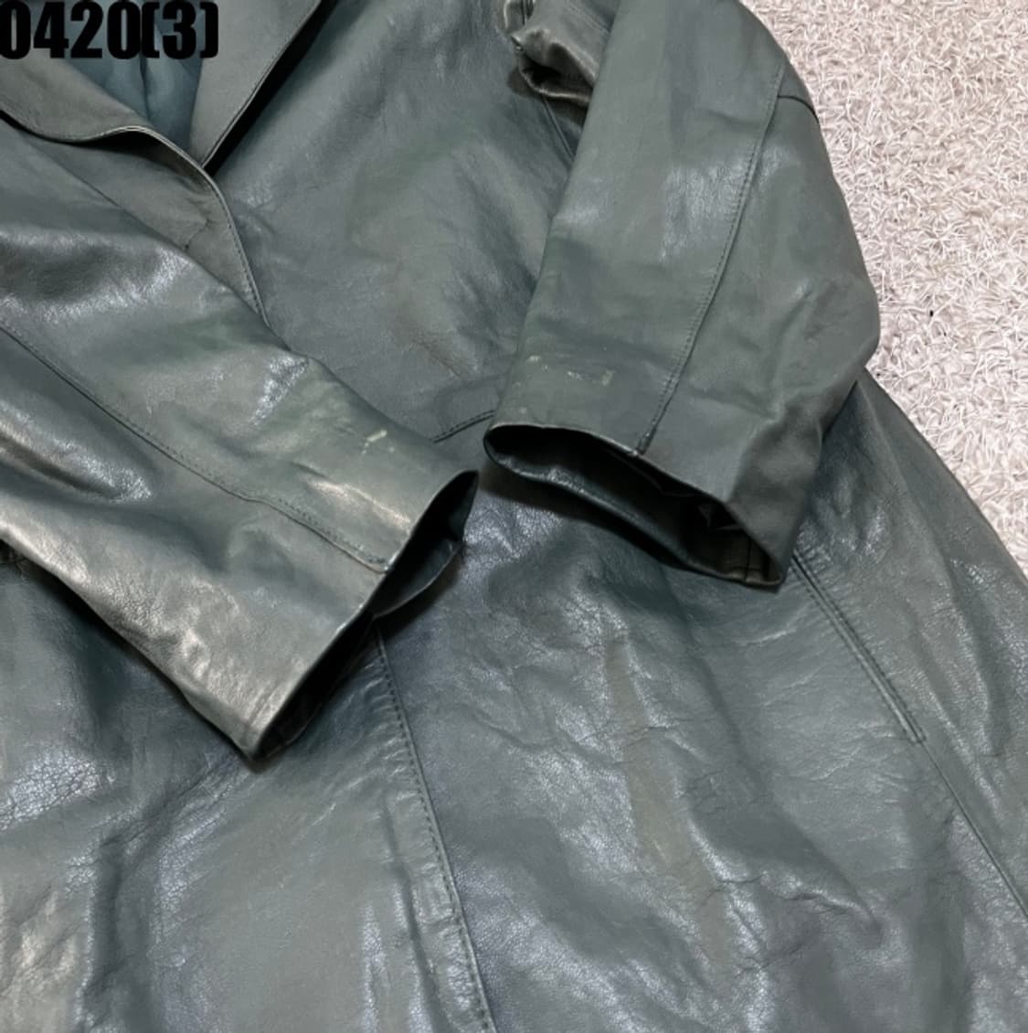 빈티지 레더 자켓 상품이미지4