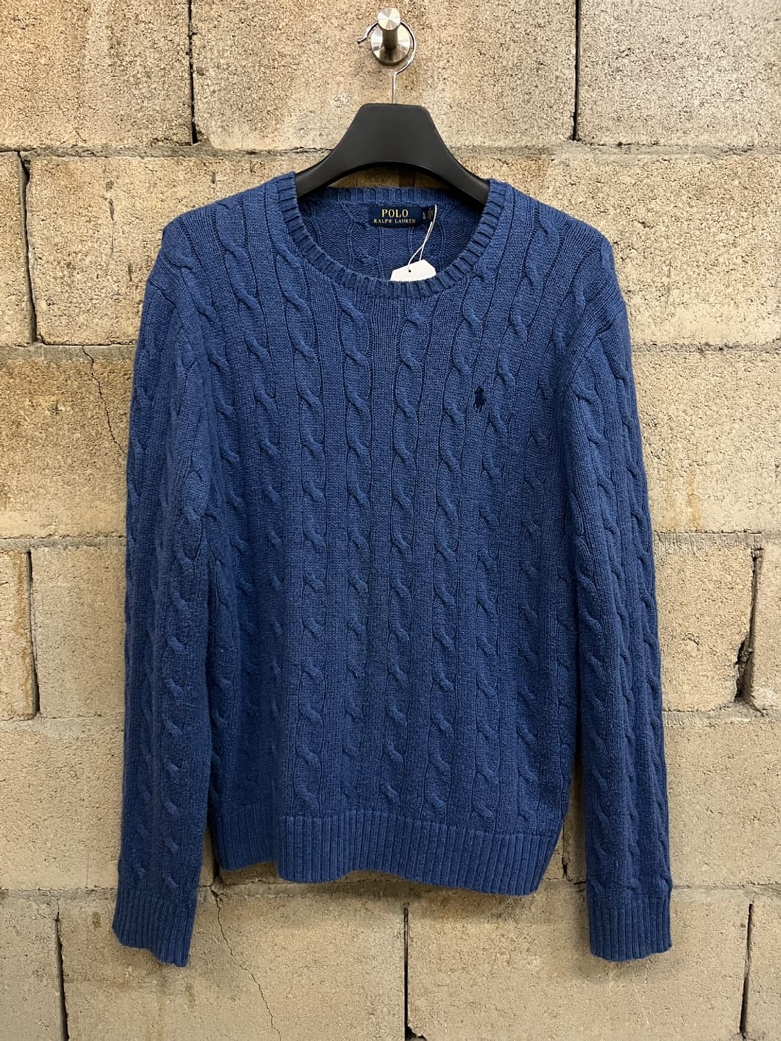 폴로 랄프 로렌 블루 케이블 니트 상품이미지1