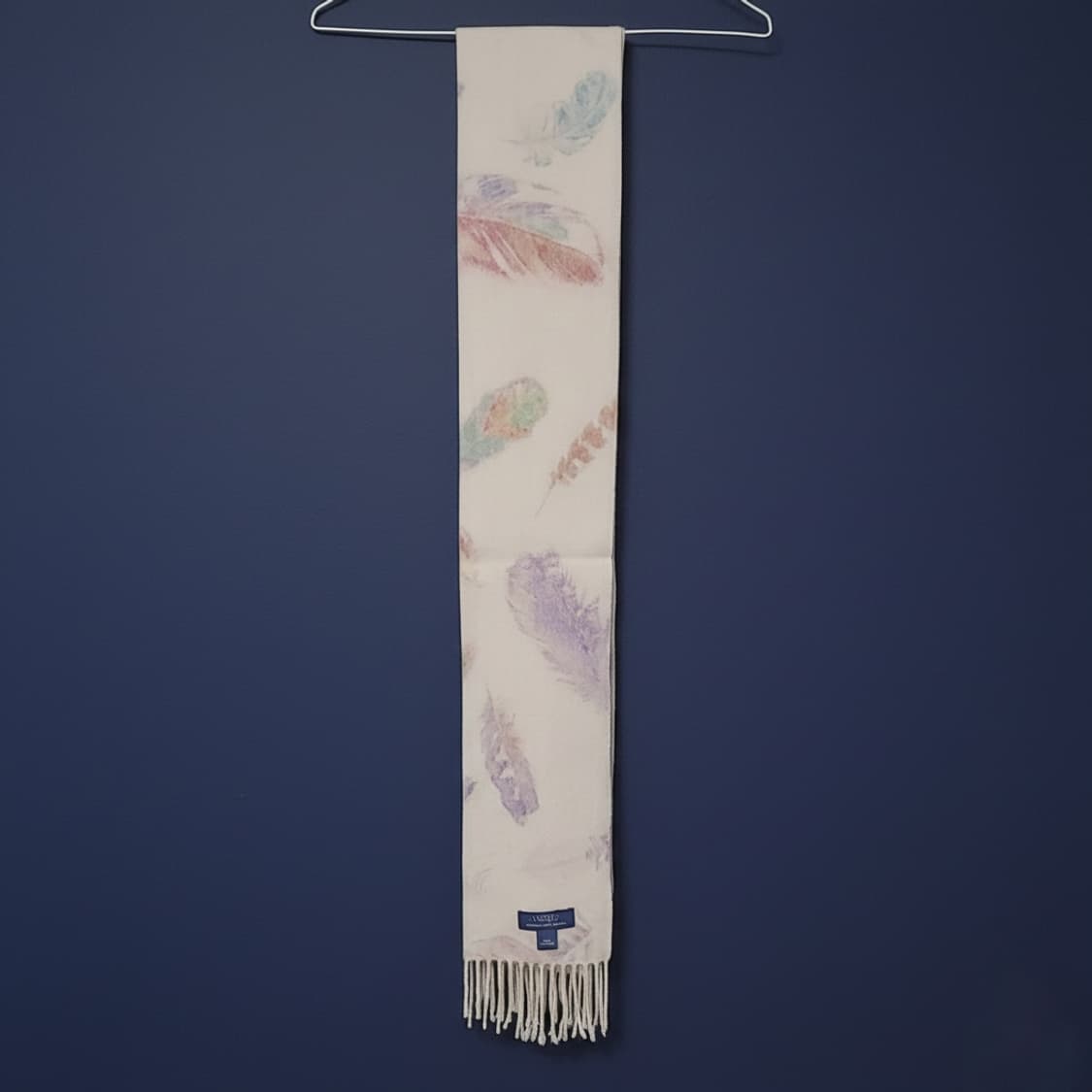 GOBI 몽골리안 캐시미어 파스텔톤 Leaf패턴 머플러 상품이미지5