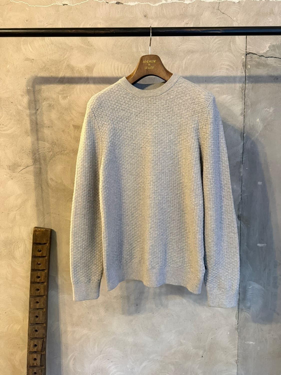 제이린더버그 와플 맨투맨 100 상품이미지1