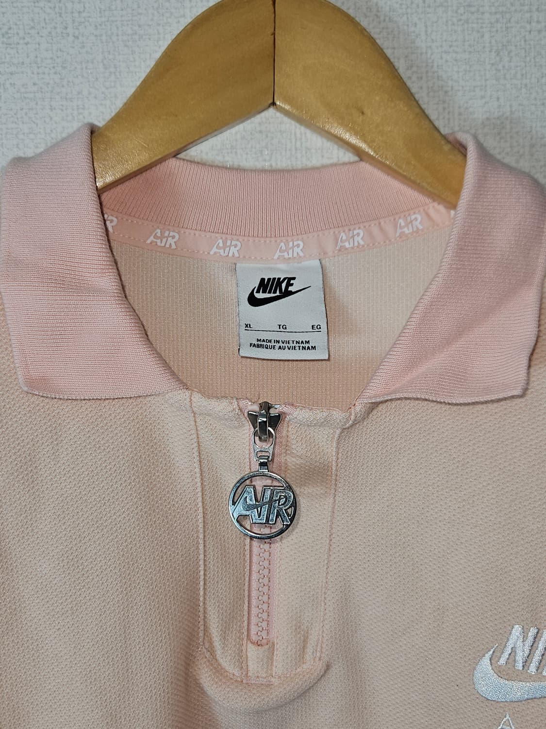 나이키 우먼스 스포츠웨어 크롭 반팔 카라티 폴로 피케 XL 상품이미지3