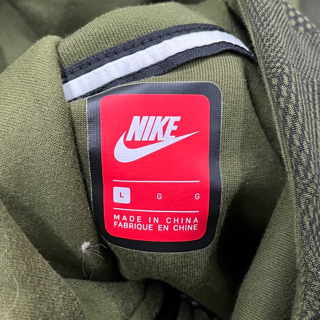 [정품/L,100] 나이키 테크팩 후드집업 카키 b19 상품이미지6
