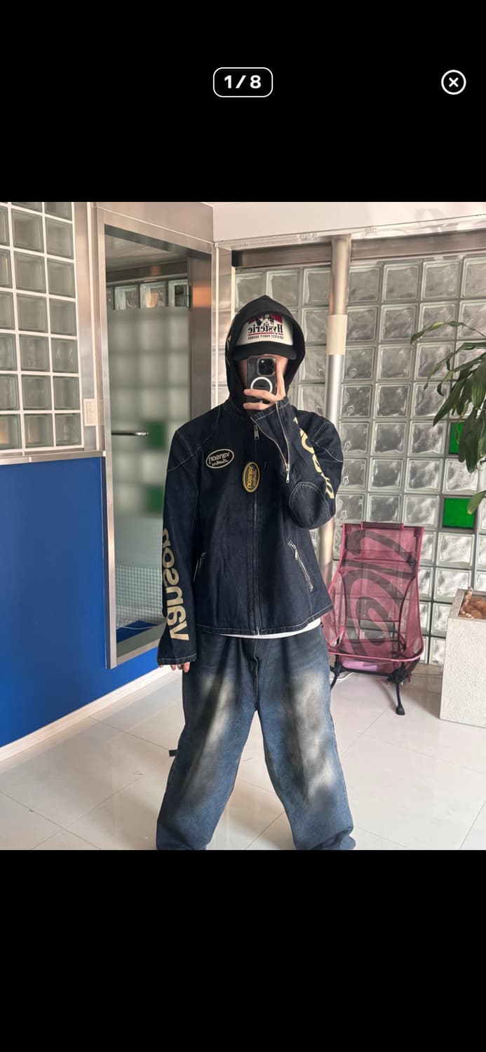 벤슨 라이더 후디 데님 자켓 집업 상품이미지4