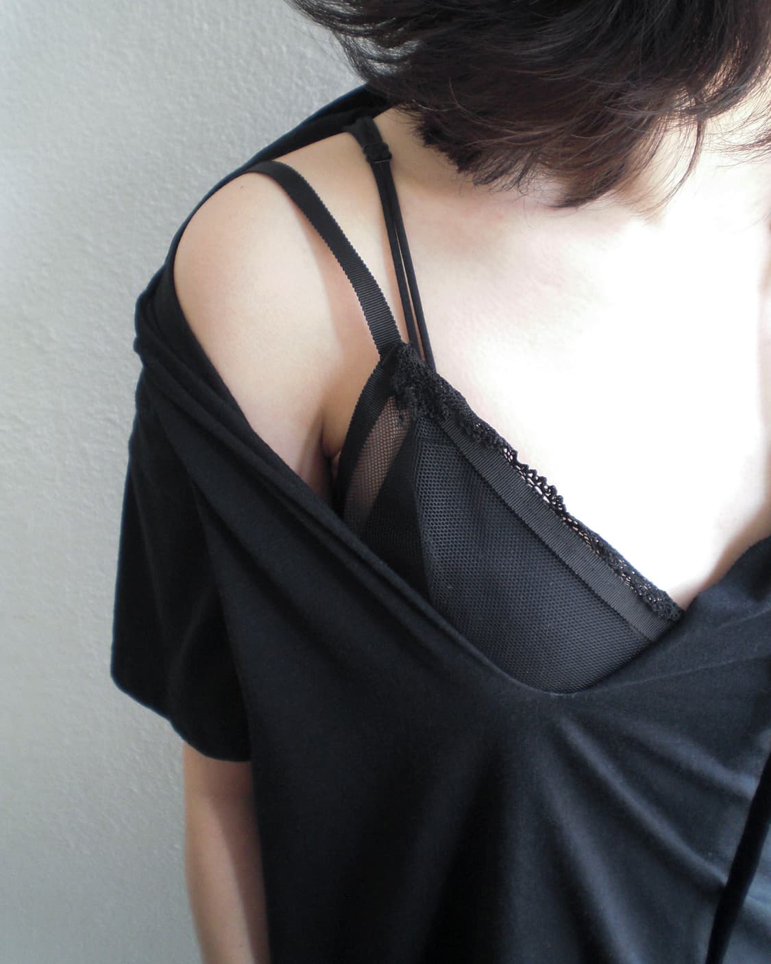 Sacai lace layered top set 상품이미지4