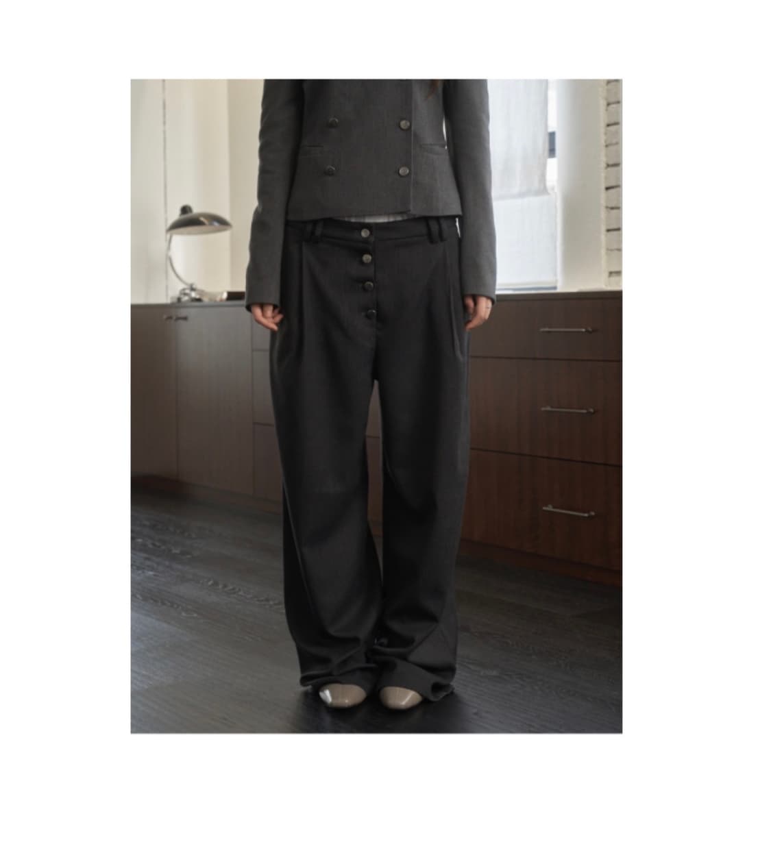 (새상품)Toh Margaux button slacks 마고 버튼 슬랙스 상품이미지3
