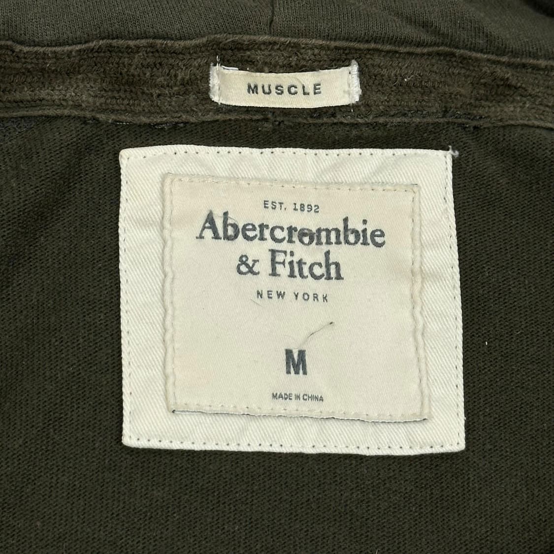 아베크롬비 뉴욕 피치 카키 후드집업 (M 여성추천) 상품이미지6