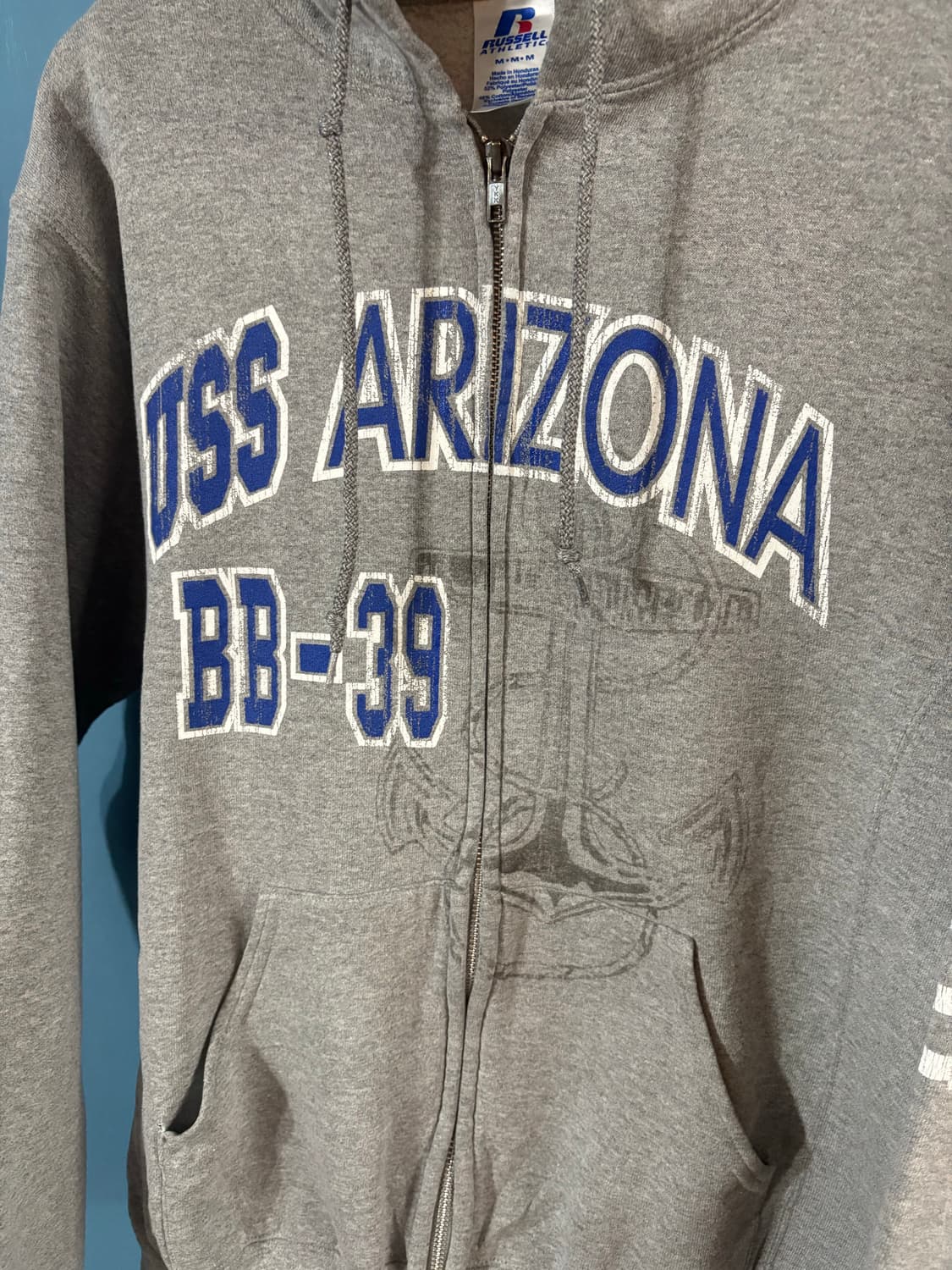 00‘s Russell “USS Arizona bb-39”Sweat  상품이미지3
