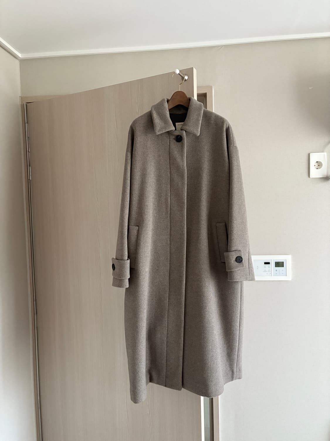 Nothing written 낫띵리튼 램스울 캐시미어 코트판매합니다 상품이미지1