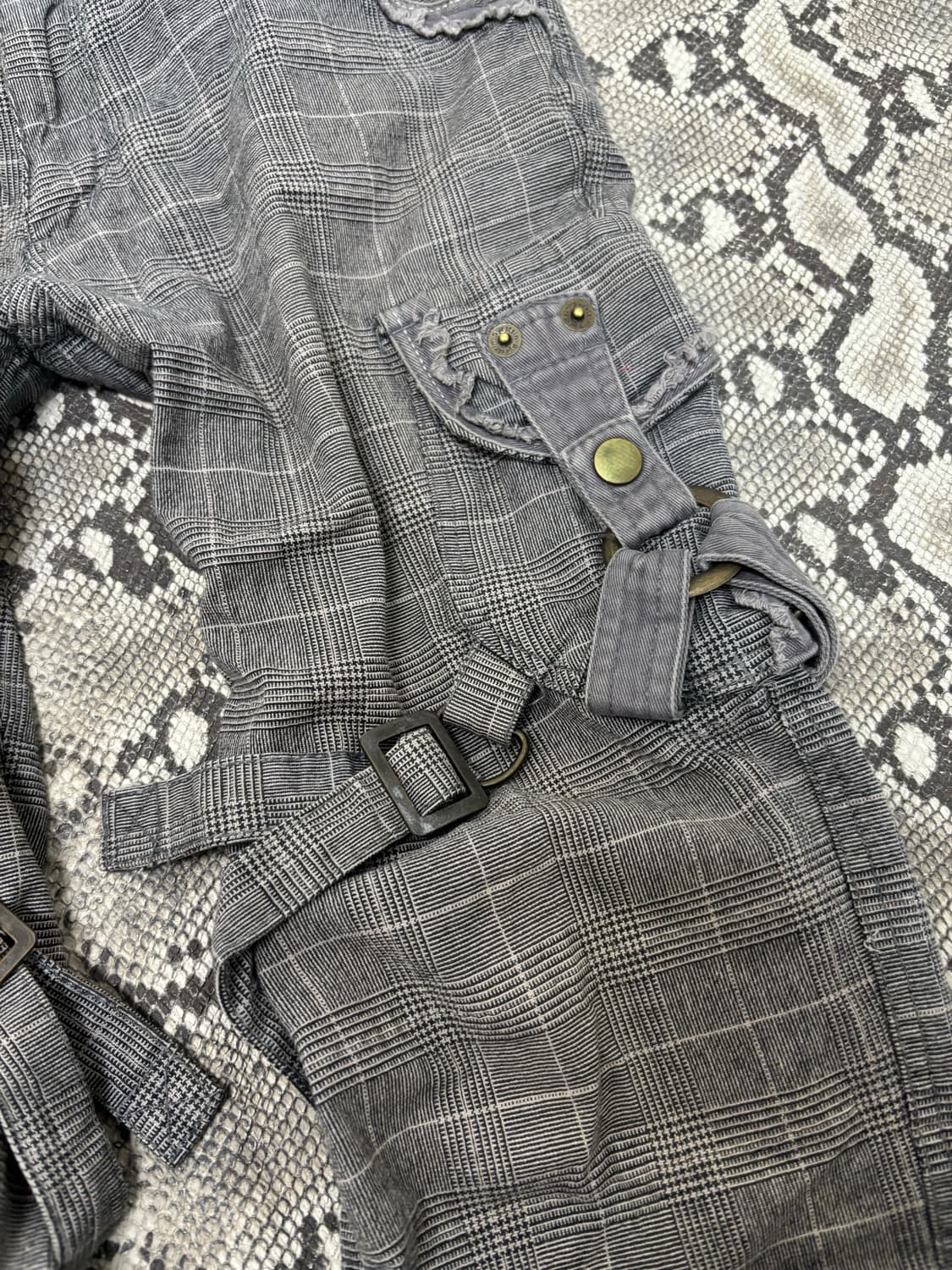 [apestein]00’s Check Bondage Detail Pant 상품이미지8