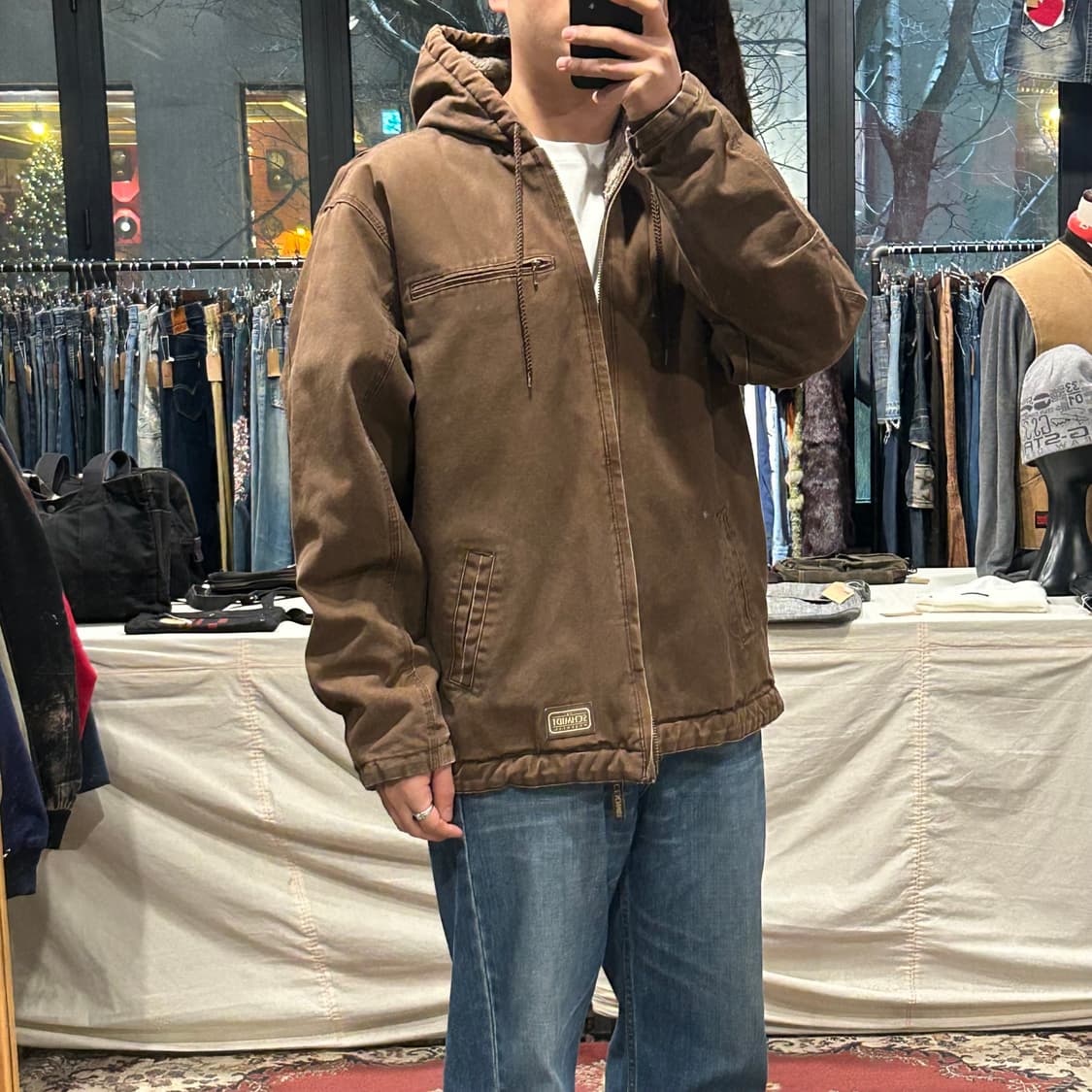 L) SCHMIDT 슈미트 워크웨어 액티브 자켓 브라운 상품이미지9