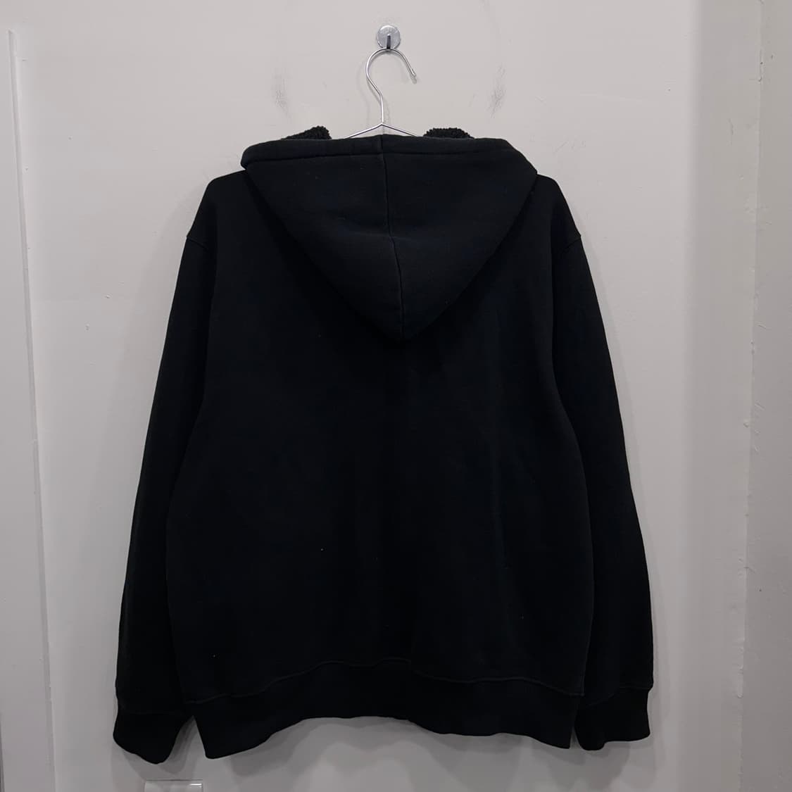 지프 스타로고 이너플리스 헤비코튼 후드집업 상품이미지5