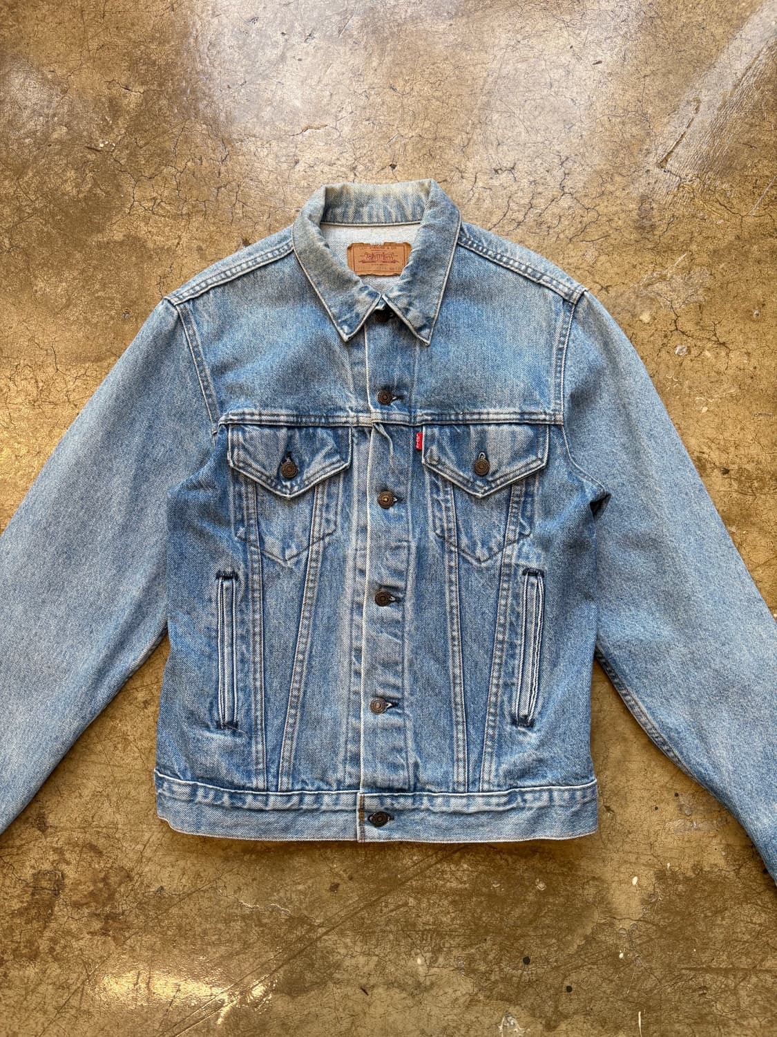 80s Levis 미제 데님 트러커 재킷 상품이미지2