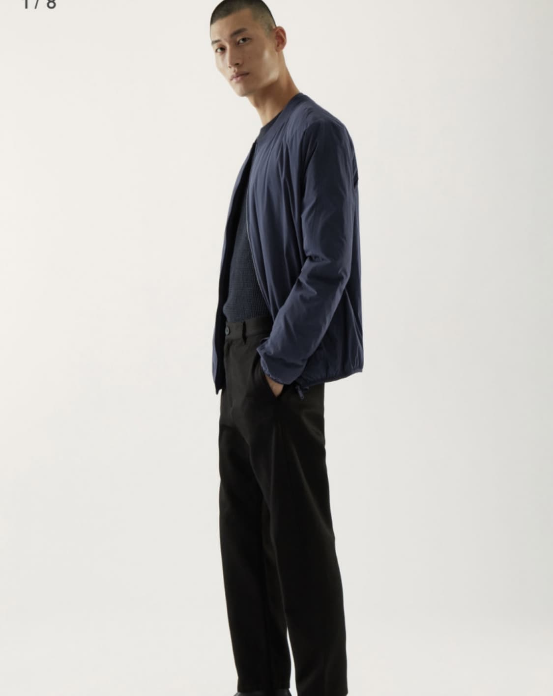 Cos/리버시블 다운 패디드 집업 봄버/M 상품이미지1