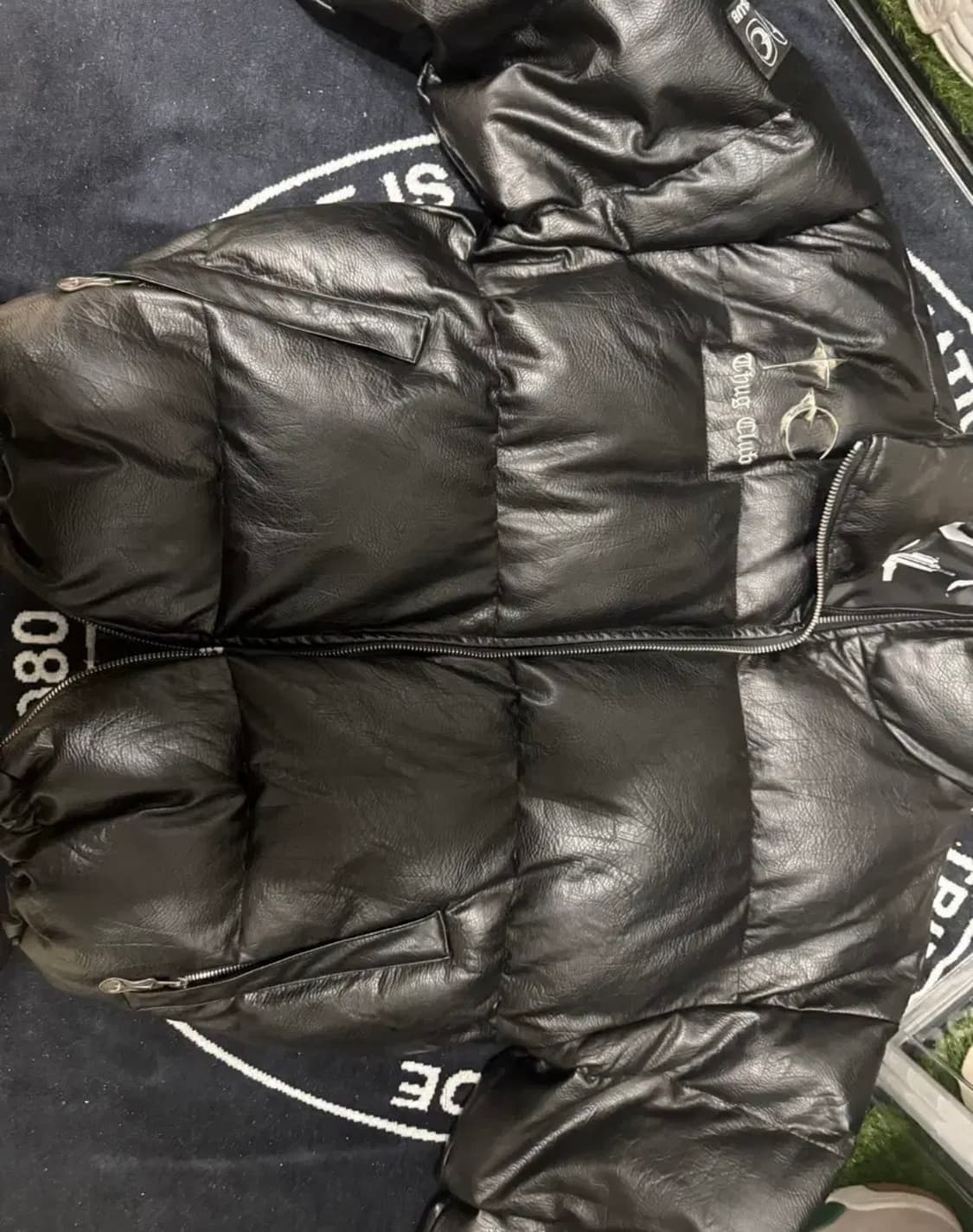 떠그클럽 레더패딩3 상품이미지2