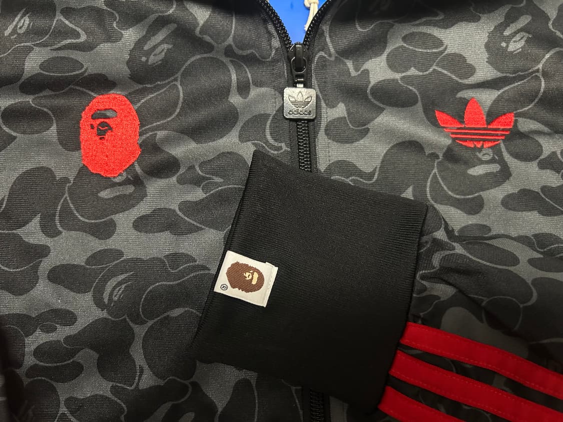 베이프 아디다스 트랙탑 블랙 상품이미지3