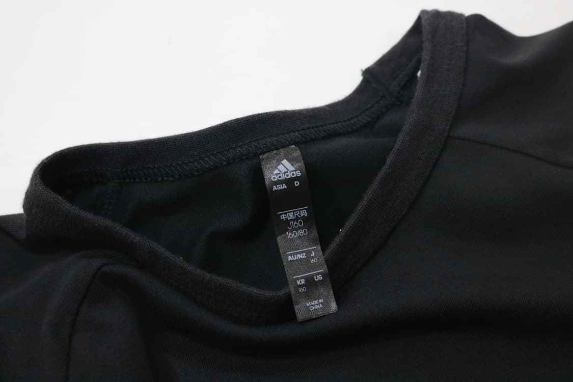 아디다스 옐로우 블록 포인트 블랙 롱슬리브 티셔츠 (160) 상품이미지6