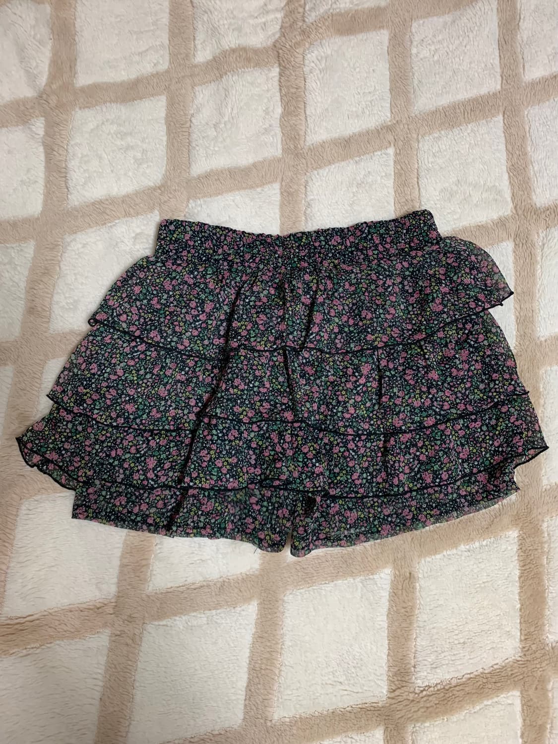 플라워 캉캉팬츠 갸루 상품이미지2