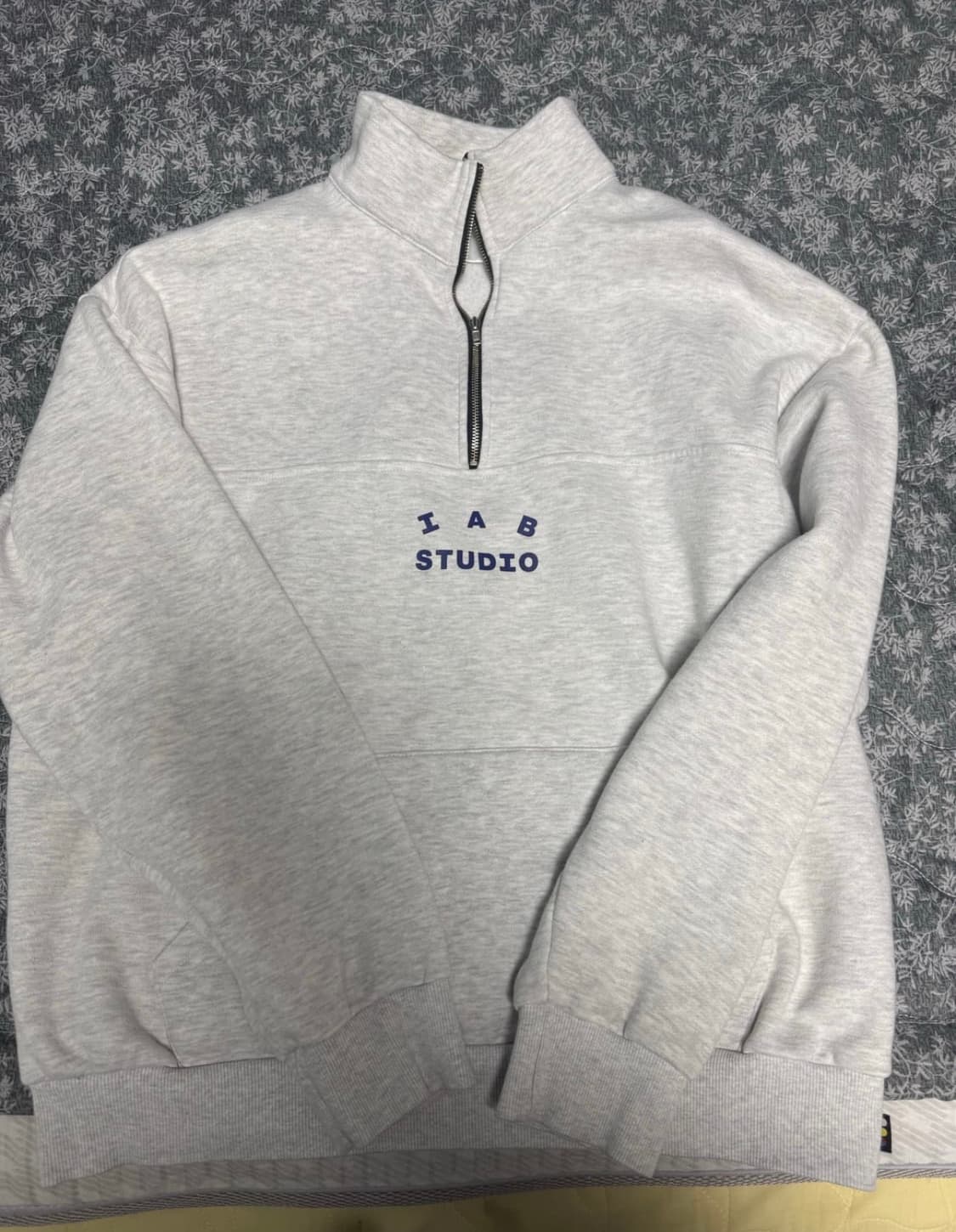 [M] IAB 스튜디오 하프집업 라이트그레이 상품이미지2