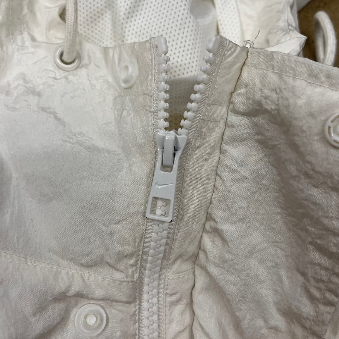 [정품/L] 나이키 빅 스우시 화이트 바람막이 후드집업 b19 상품이미지7