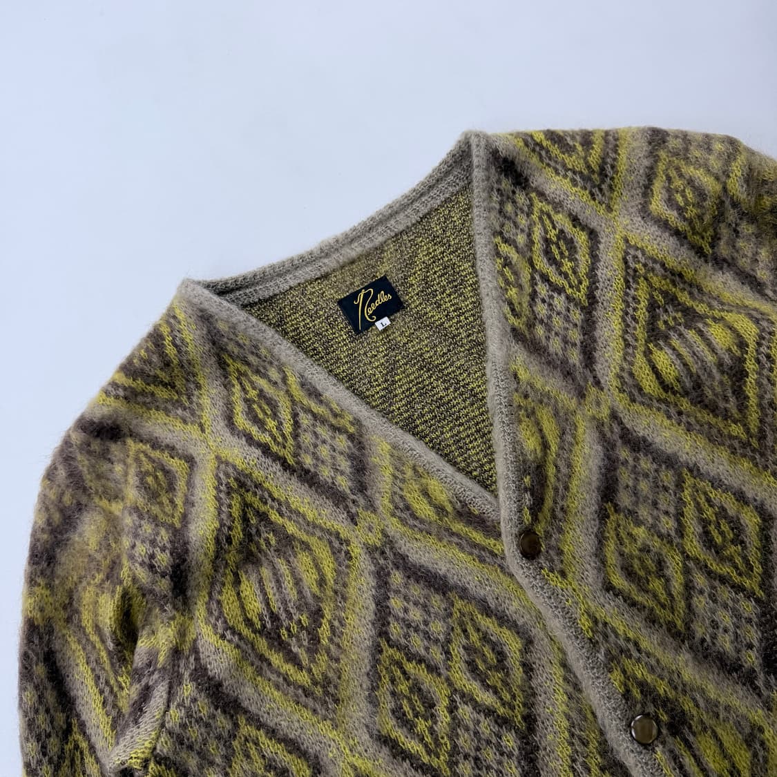 니들스 Geometric 모헤어 가디건 상품이미지2