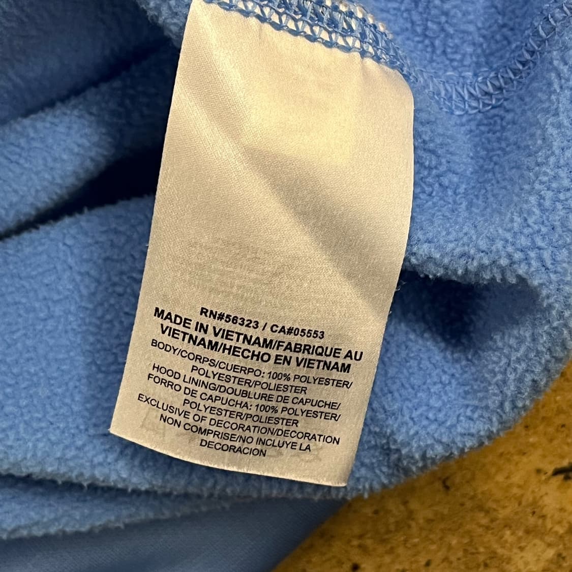 [정품/L] 나이키 CAROLINA 블루 후드집업 b18 상품이미지6