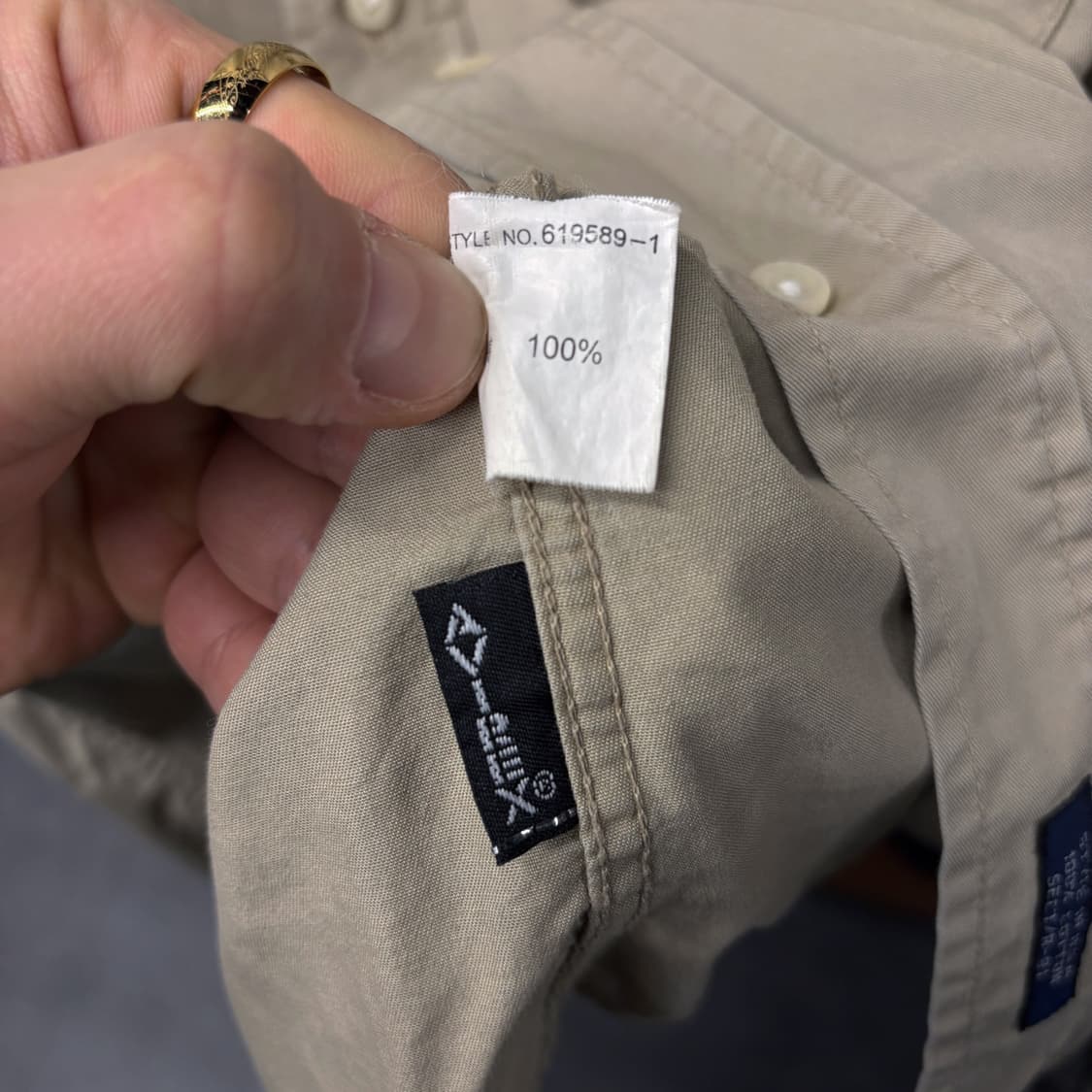 90s 아비렉스 자수포켓 클래식 코튼셔츠 미국생산 N442 상품이미지8