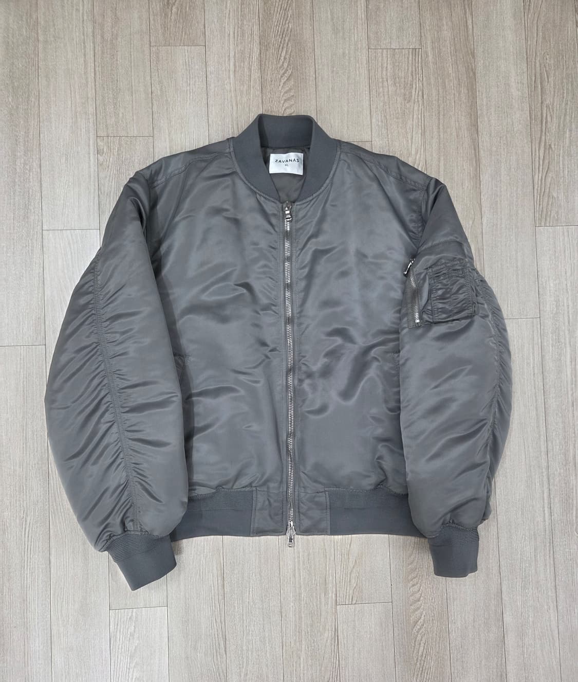 자바나스 205 마스다 람포 메탈 그레이 XL ma1 항공점퍼 마원 봄버 상품이미지5