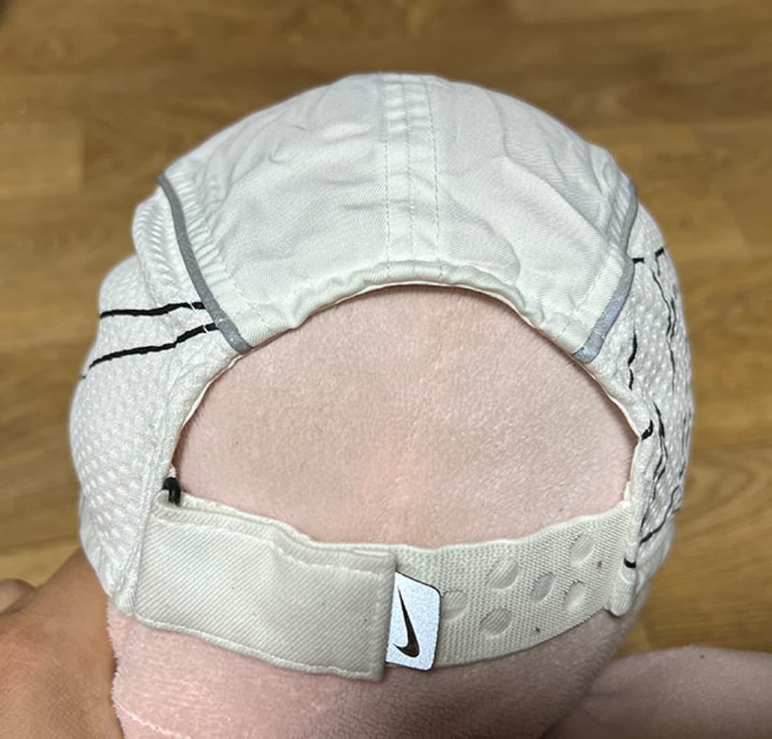 NIKE 나이키 에어로빌 화이트 드라이핏 모자 스포츠 러닝 프리사이즈 상품이미지2