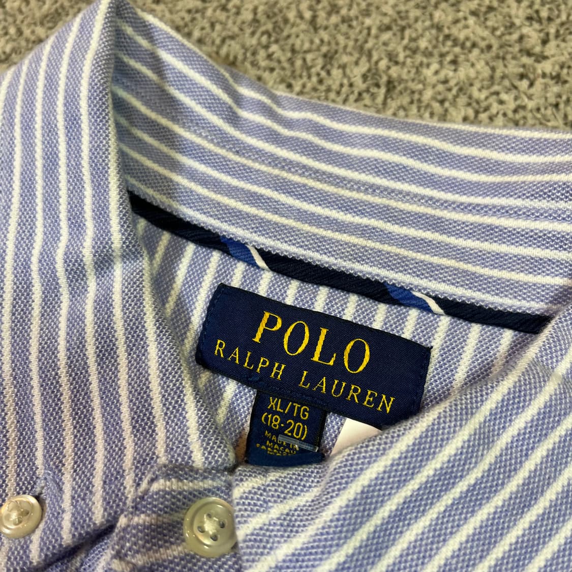 폴로 랄프로렌 스트라이프 셔츠 상품이미지3