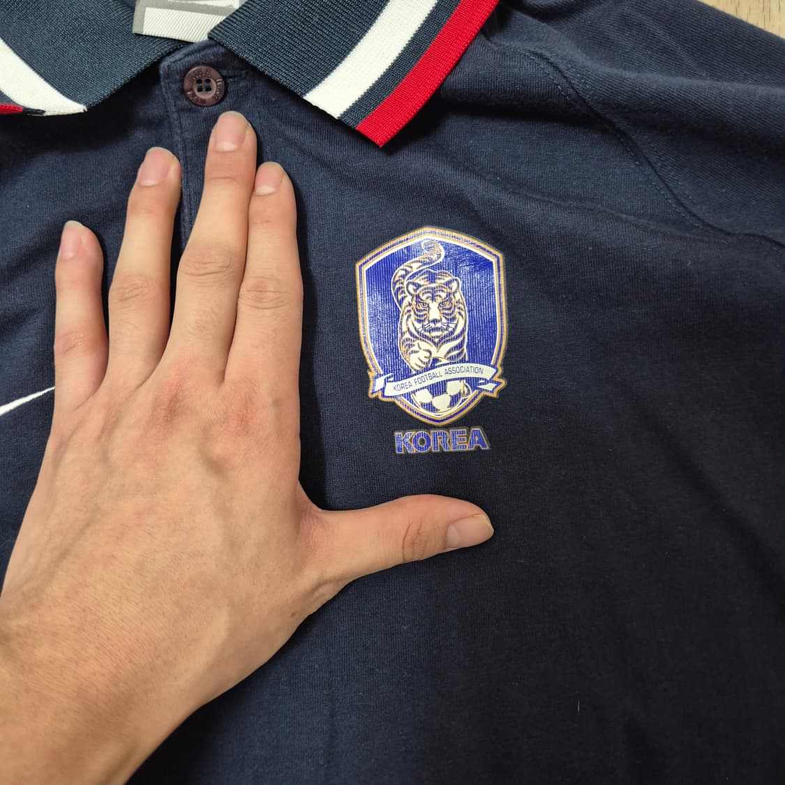 나이키 축구 국가대표 반팔 카라티 상품이미지4